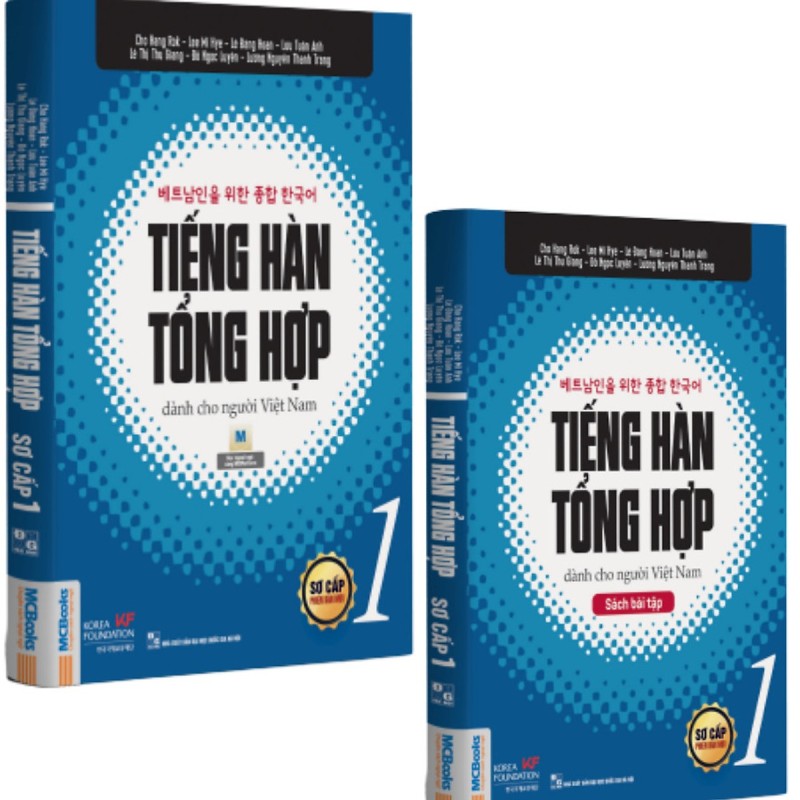 Mua Combo Sách Tiếng hàn tổng hợp dành cho người Việt Nam - Sơ cấp 1 (Phiên bản 1 màu)