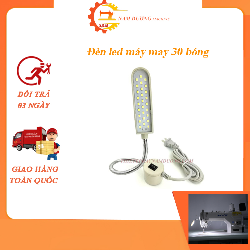 Đèn led JUKI 30 bóng sáng trắng dùng cho máy có nam châm cố định- thiết bị may nam dương