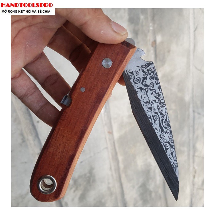 Dao ghép cây cán gỗ A0019-G C-MART