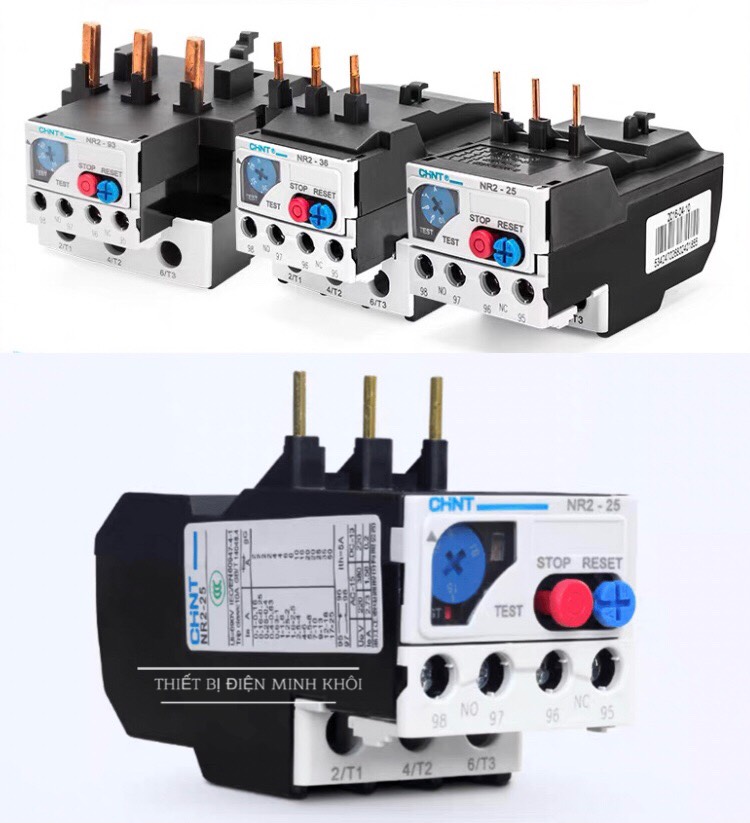 Rơ Le Nhiệt Chint NR2-25,NR2-36