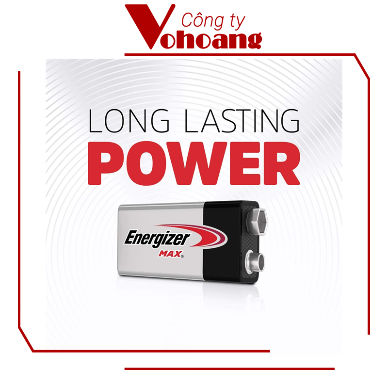 Pin Energizer Max 9V Alkaline 522 BP1 chống chảy