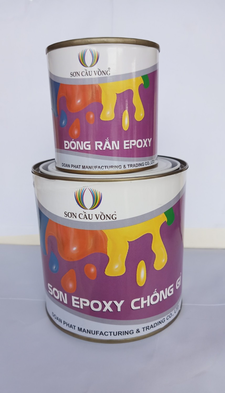 Sơn Epoxy Sắt Kẽm  Đen Mờ (444)