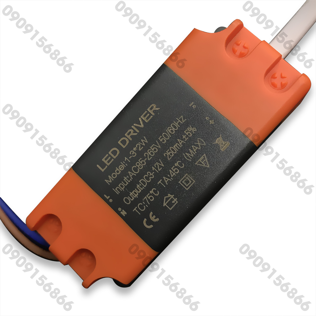Chấn lưu 1w - 3w driver 3 màu
