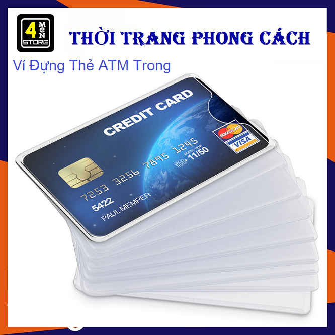 Sét 5 Túi Đựng Card Visit Atm Cmnd Trong Suốt - Combo 5 Ví Đựng Card Visit Atm Cmnd Trong Suốt