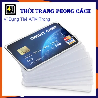[HCM]⚡ Set 5 Túi Đựng Card Visit Atm Cmnd Trong Suốt - Combo 5 Ví Đựng Card Visit Atm Cmnd Trong Suốt ⚡