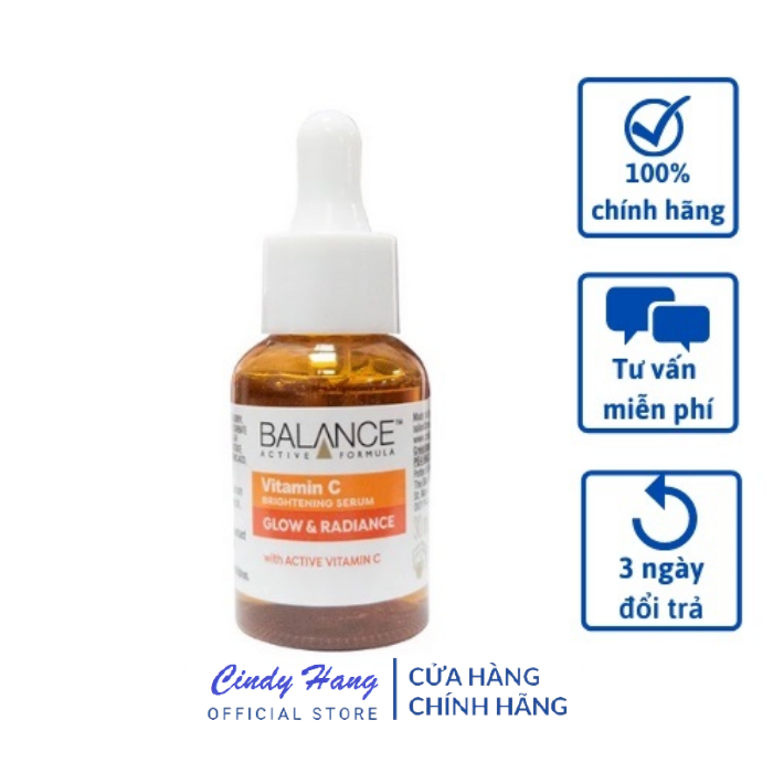 Serum Trắng Da, Mờ Thâm Balance Active Formula Vitamin C Brightening 30ml