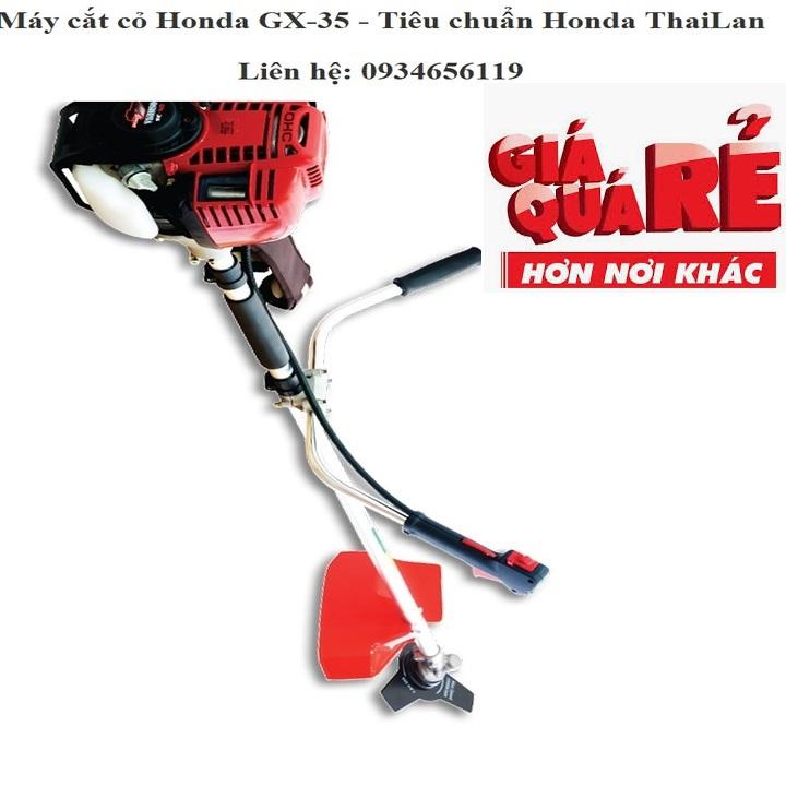 Máy làm cỏ Honda GX-35, may lam co tiêu chuẩn Honda Thai Lan, uy tín chất lượng, bảo hành dài lâu