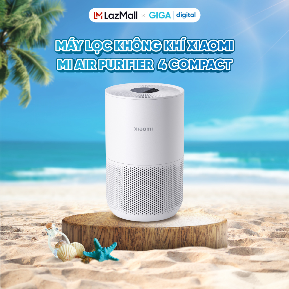 Máy lọc không khí Xiaomi Mi Air Purifier 4 Compact chính hãng - Máy lọc không khí mini - Máy lọc không khí phòng nhỏ