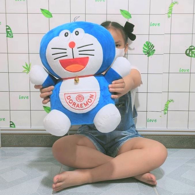 GẤU BÔNG DOREMON SIZE LỚN NHIỀU MÀU THÚ BÔNG MÈO MÁY DORAEMON HÀNG CAO CẤP XUẤT KHẨU GIÁ RẺ