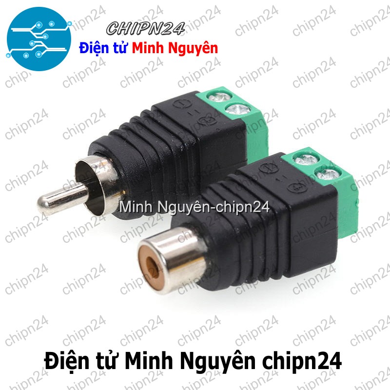 [1 cái] (F115.4) Jack chuyển AV RCA ra Domino Cái - HH004135