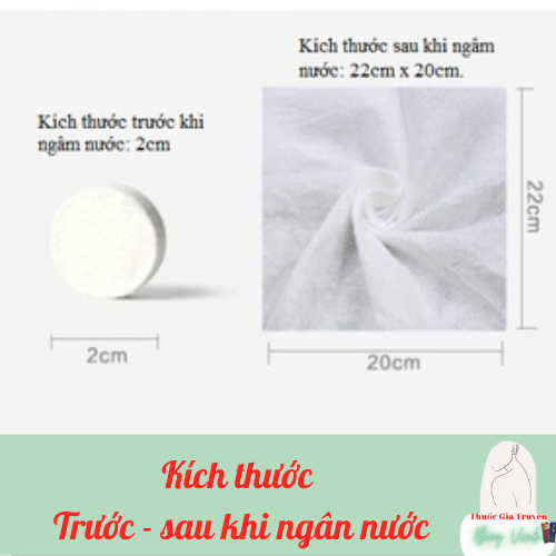 Khăn Giấy Nén Dạng Viên Kẹo Cao Cấp
