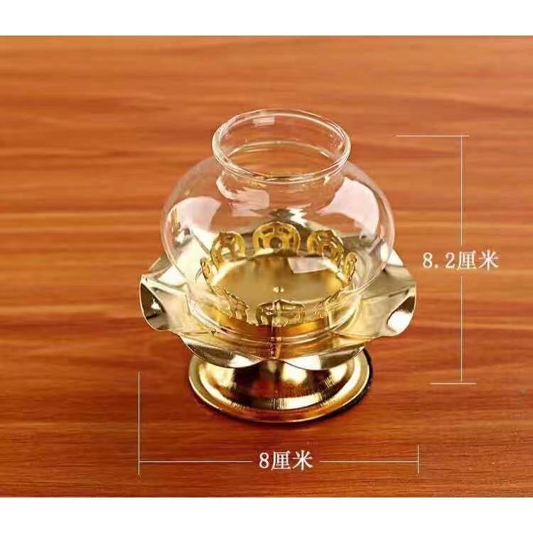 Đế nến 1 ngọn hợp kim có bóng