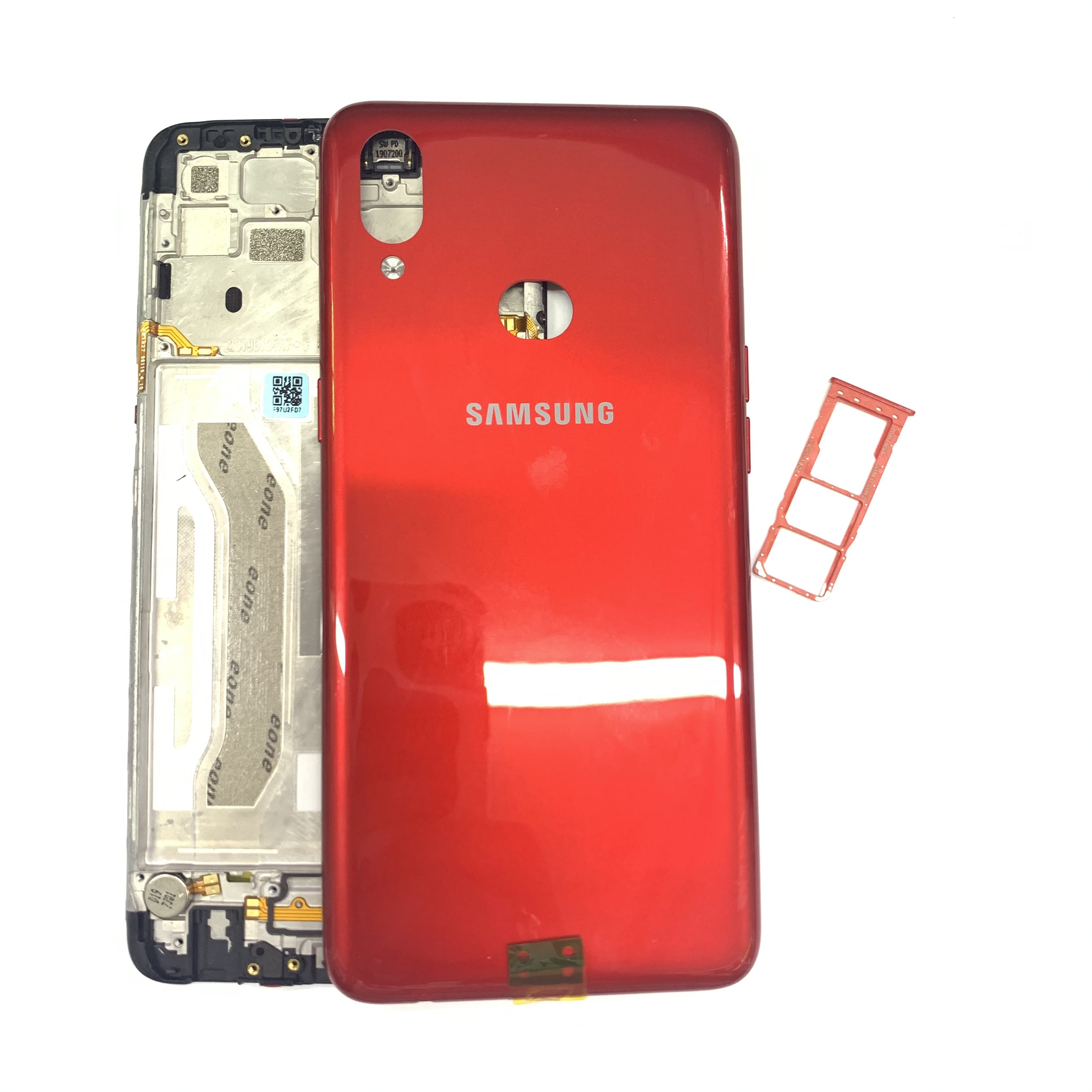 VỎ SƯỜN + KHUNG MÀN HÌNH SAMSUNG A10S ZIN ( FULL BỘ NÚT ,SƯỜN, LƯNG, KHAI SIM ) - TẠI LINH KIỆN NAM VIỆT