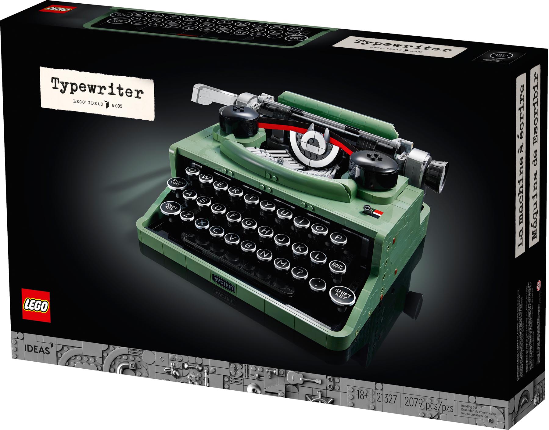 21327 lego ideas typewriter - bộ xếp hình máy đánh chữ