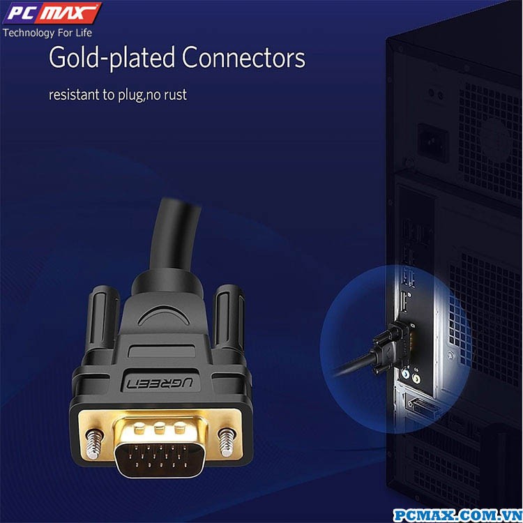 Dây cáp VGA 10M UGREEN 11633 - Hàng chính hãng