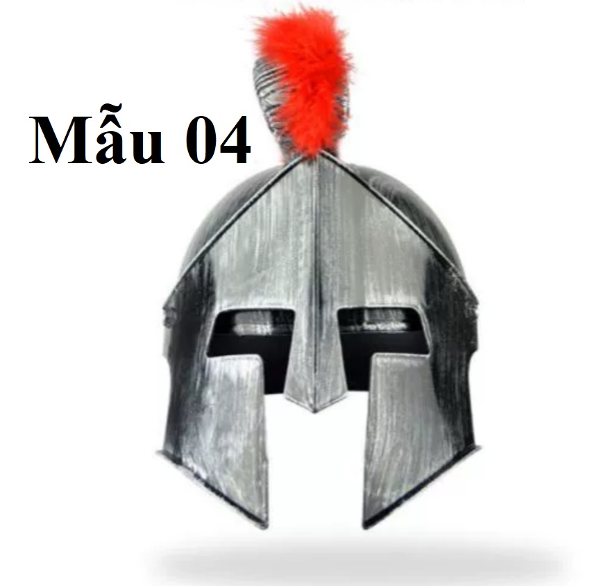 (CÓ SẴN) Mũ Chiến Binh La Mã Cổ Đại - Mũ Spartacus Mũ Hóa Trang Halloween