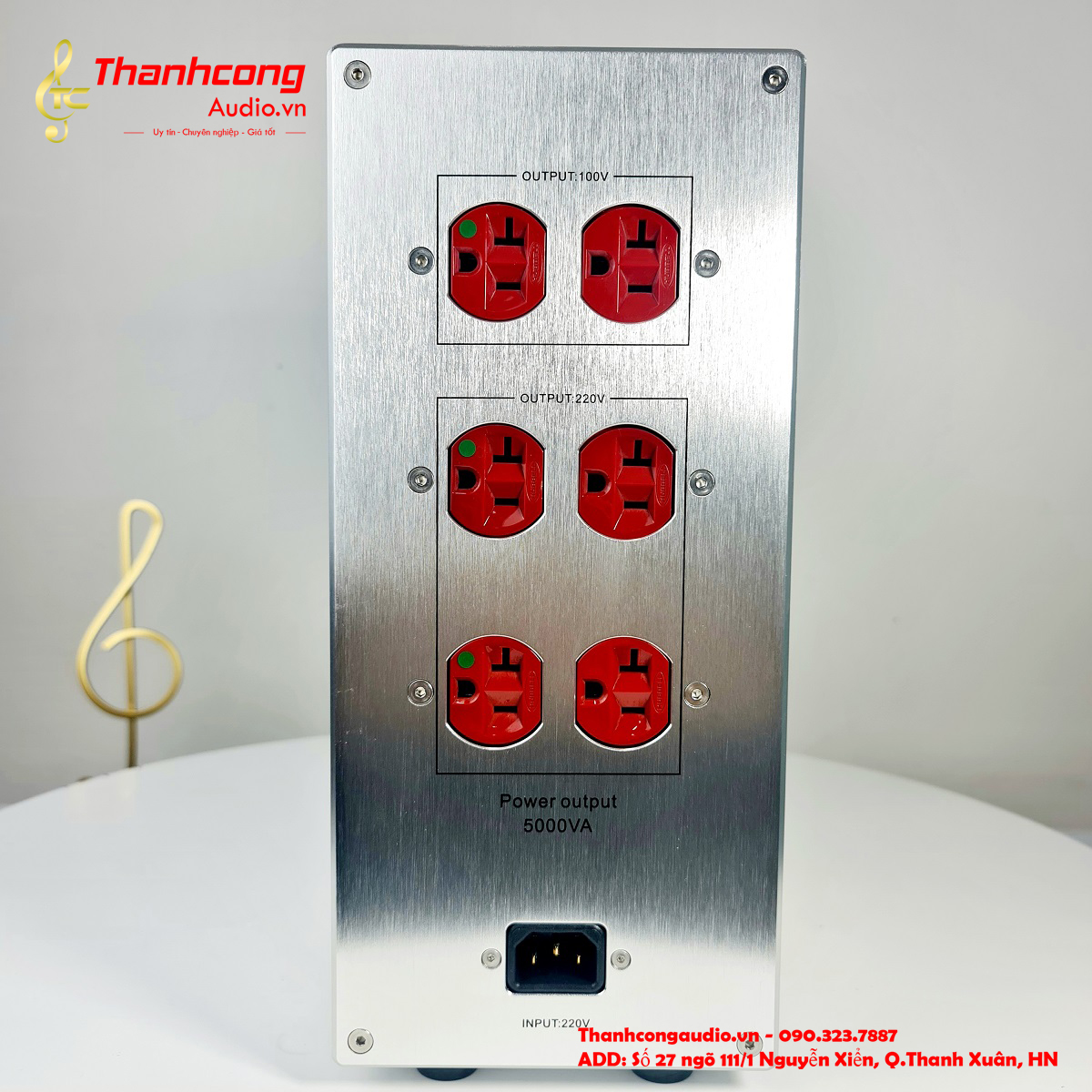 Biến áp cách ly PLITRON Salzer 5000w ( P-5KV)  CANADA ( 220v và 100v)
