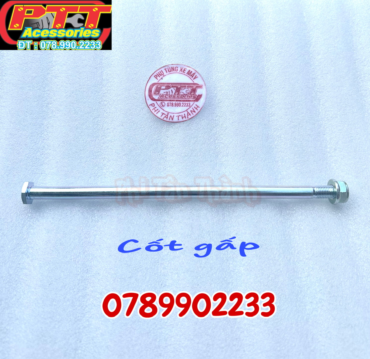 BỘ ( 3 CÂY ) CỐT GẤP + CỐT ĐÙM TRƯỚC - SAU XE CUB 81 - 82 - 84 - DH - DD ( HÀNG ĐẸP )
