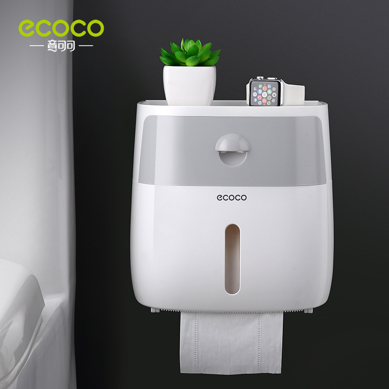 hộp để giấy vệ sinh 2 tầng cao cấp ECOCO 1804