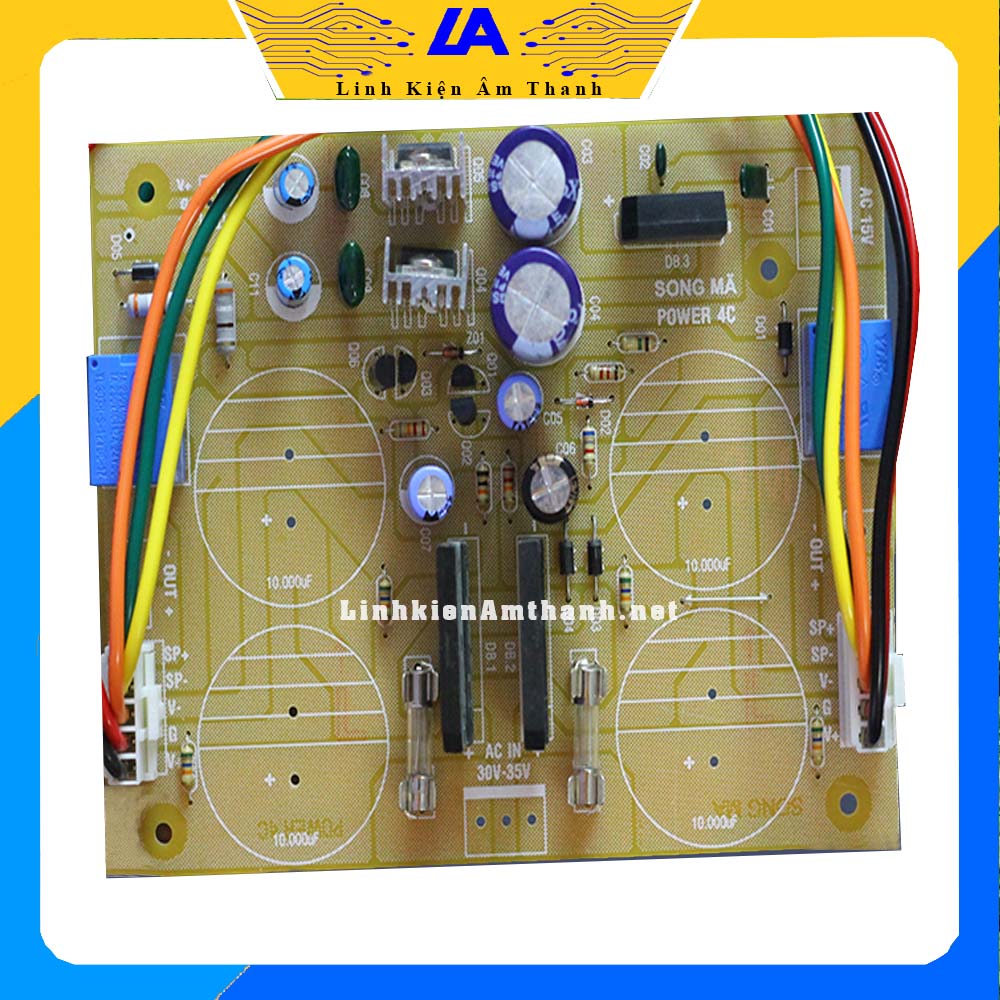 Mạch Lọc Nguồn Cho Công Suất BTL 4 Tụ
