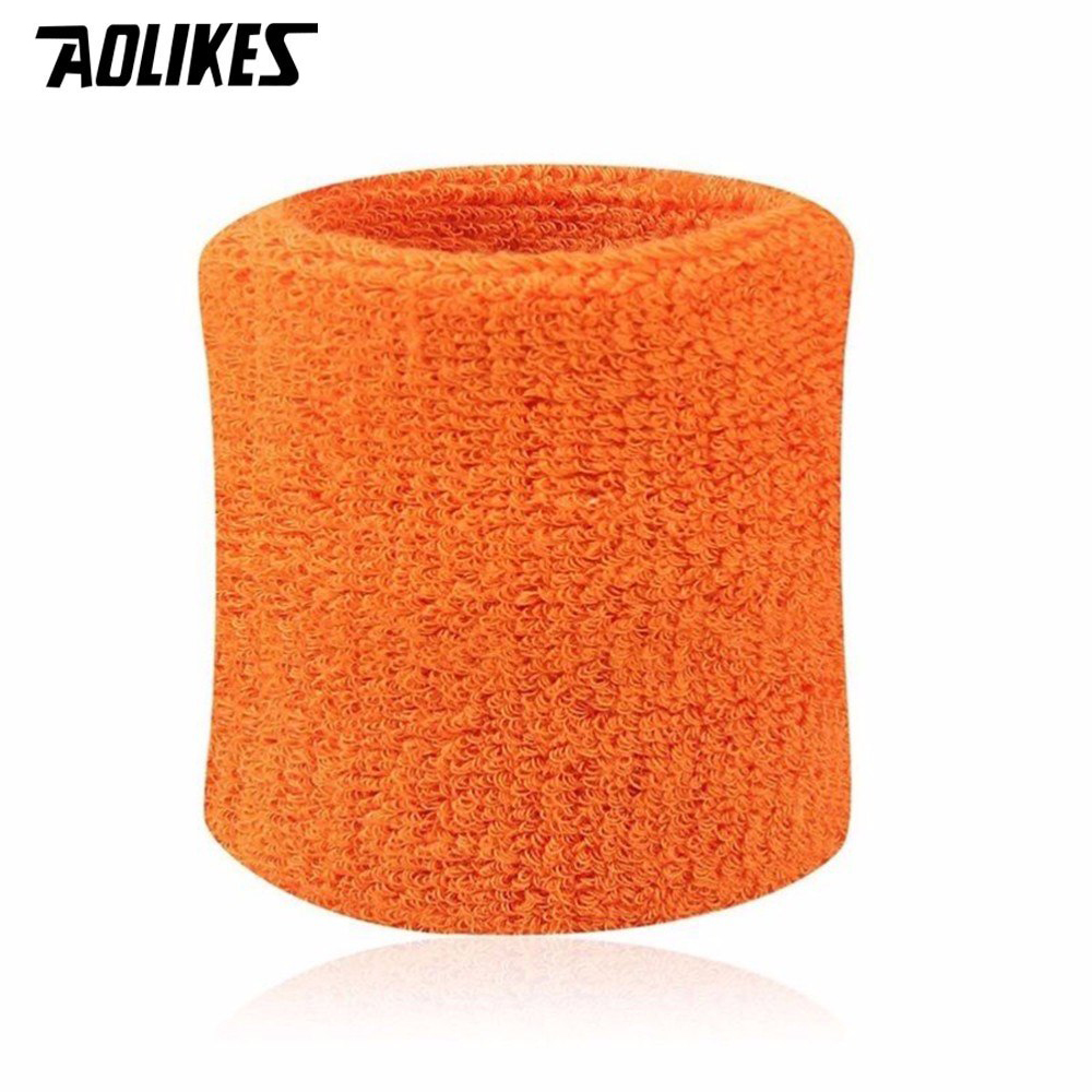 AOLIKES 1PCS Wrist Brace Support Wrap Tennis Wristband Sport Sweatband for Gym Basketball Volleyball Hand Sweat Band Polsband