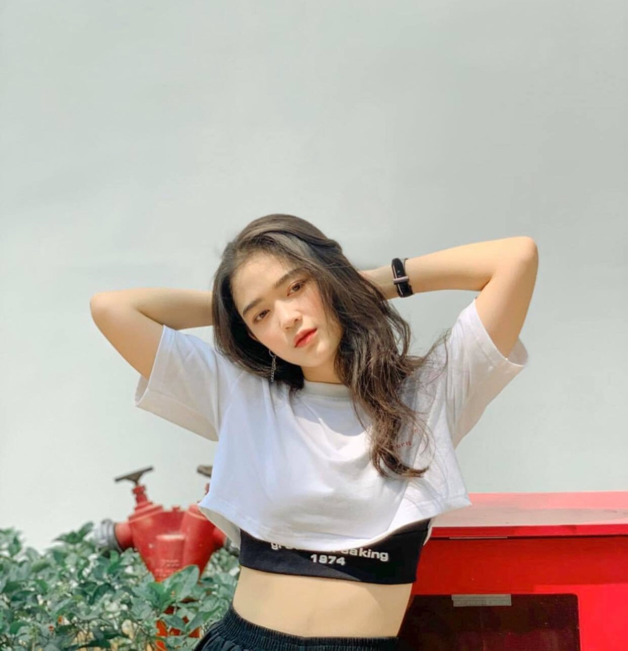 [HCM]Sét áo croptop in chữ cá tính