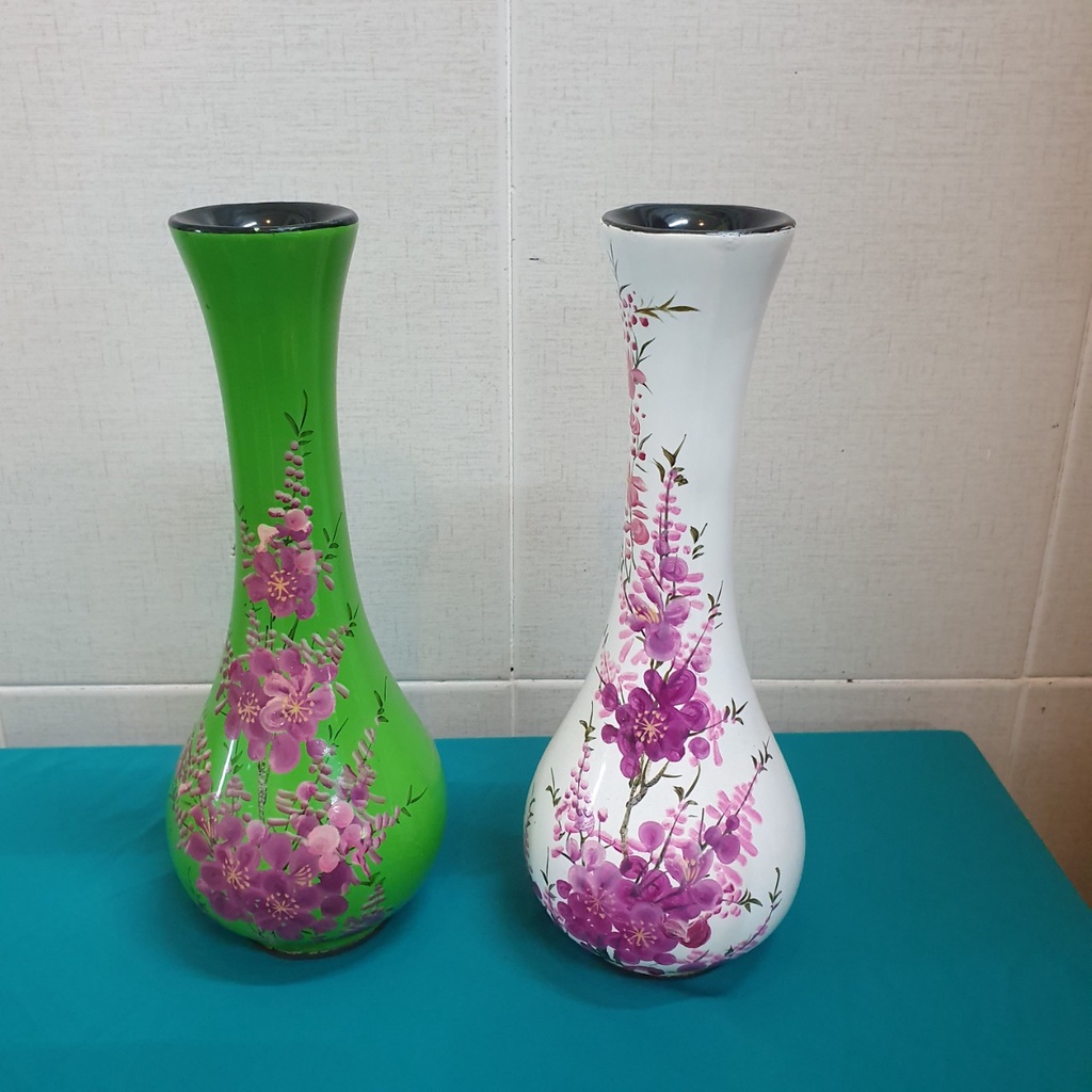 Bình Hoa Sơn Mài Cao Cấp Thanh Bình Lê size 25x11 cm