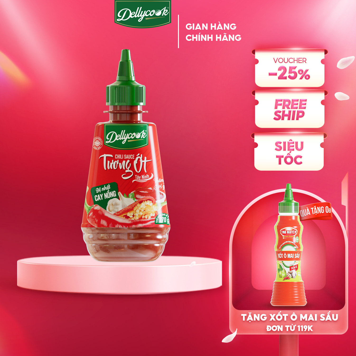 Tương Ớt Tây Ninh DellyCook (270g)