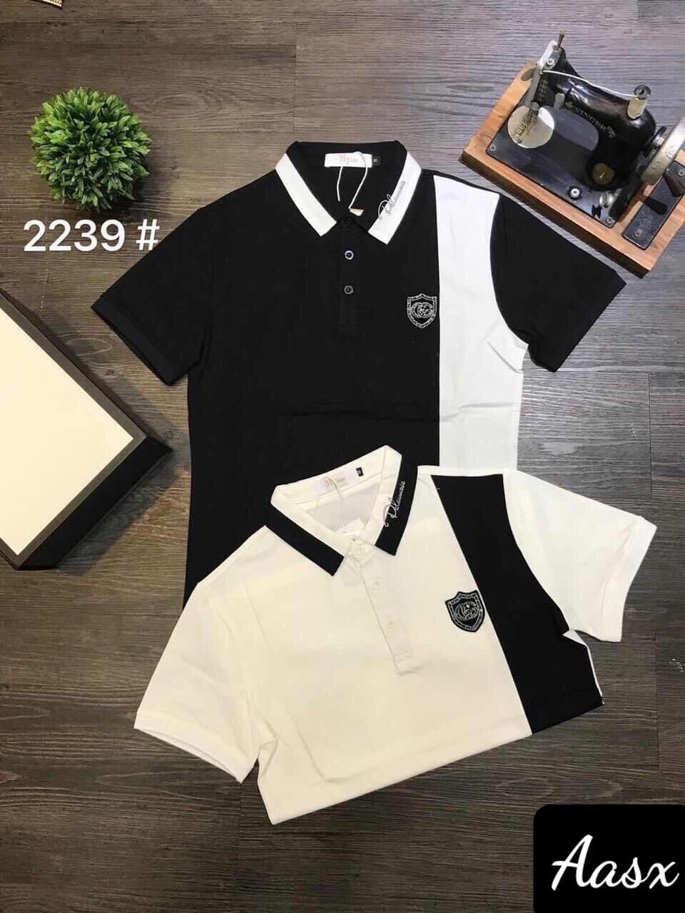 >> BÁO GIÁ ÁO THUN NAM CỔ BẺ PHỐI LOGO CRT777 THỜI TRANG | Shopee Lazada Sendo Tiki mới nhất 242 Áo thun nam có cổ thêu LOGO phối 2 màu đẹp chất thời trang cao cấp hàng shop