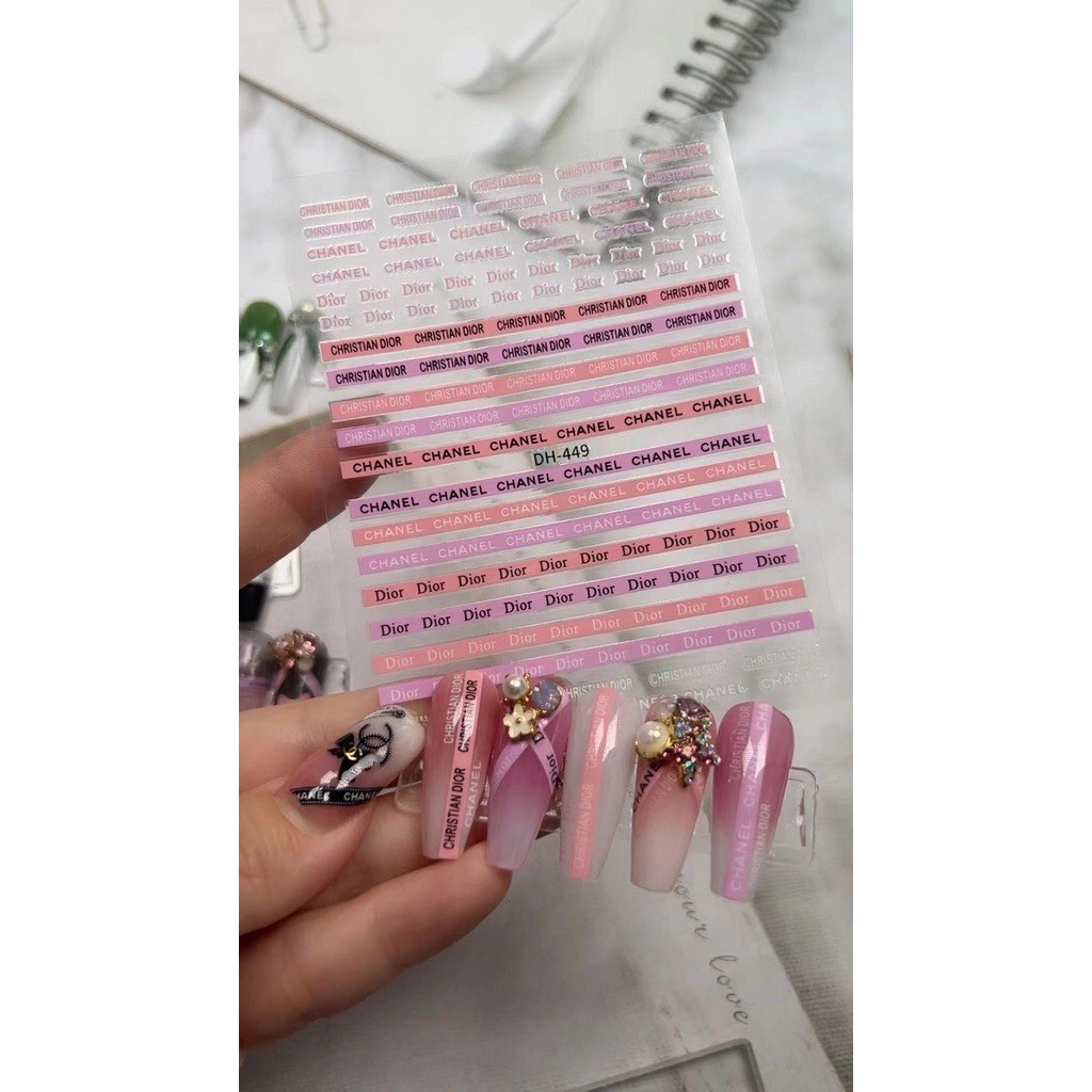 Sticker nail 3D trang trí móng tay