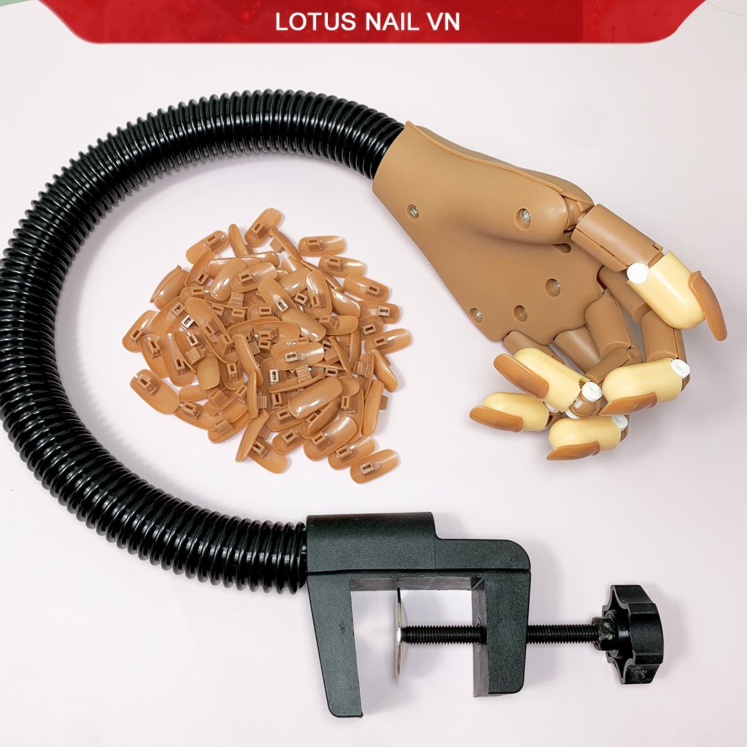 Bàn chân giả làm mẫu nail bằng silicon