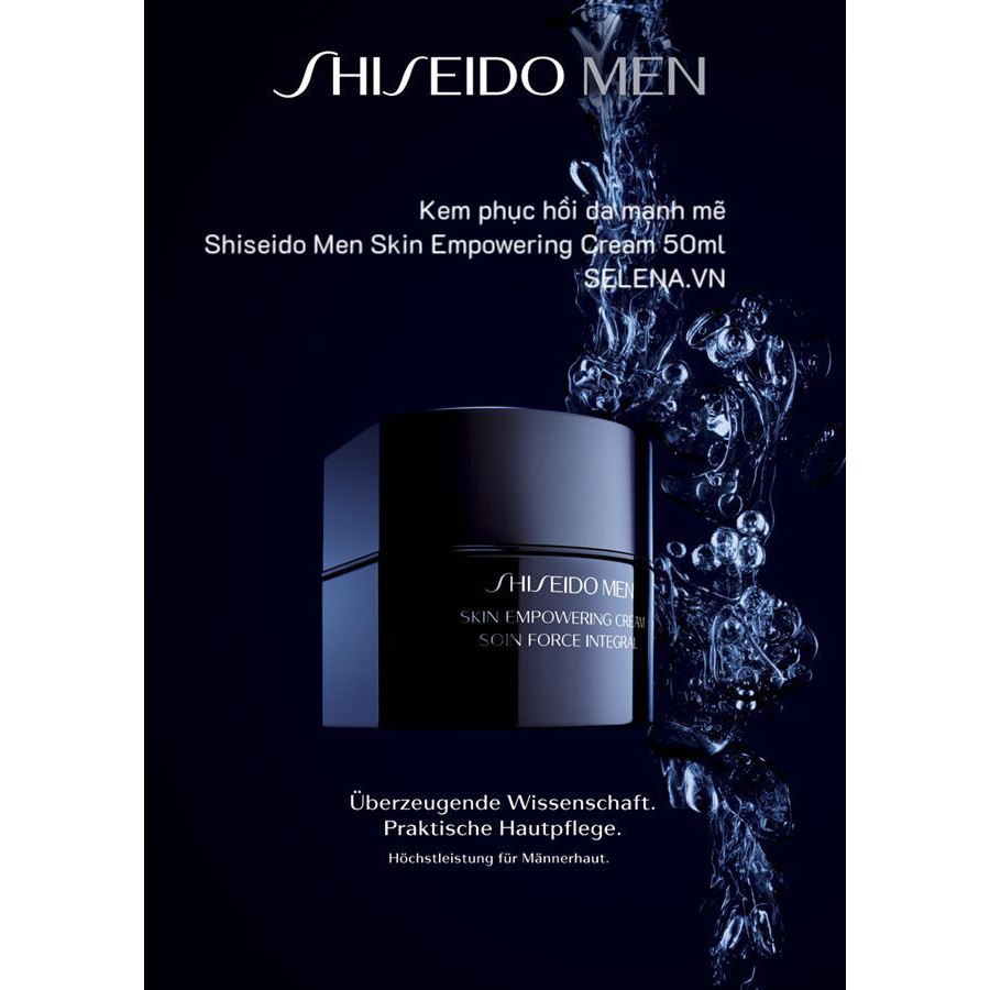 [CHÍNH HÃNG] Kem phục hồi da mạnh mẽ Shiseido Men Skin Empowering Cream 50ml