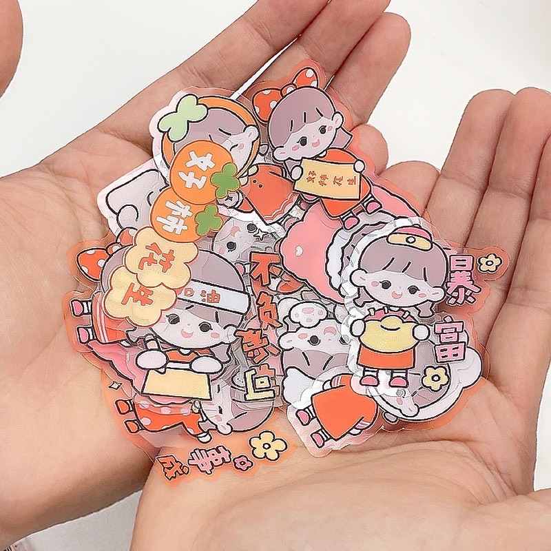 Gói 40 miếng sticker dán trang trí