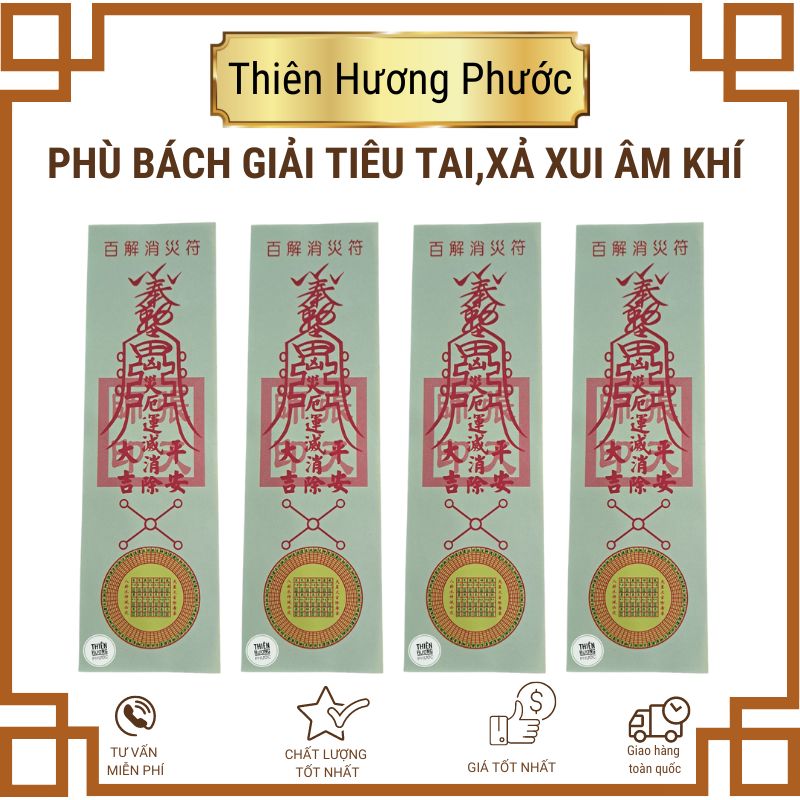 Phù Bình An Phong Thủy Vàng Mã