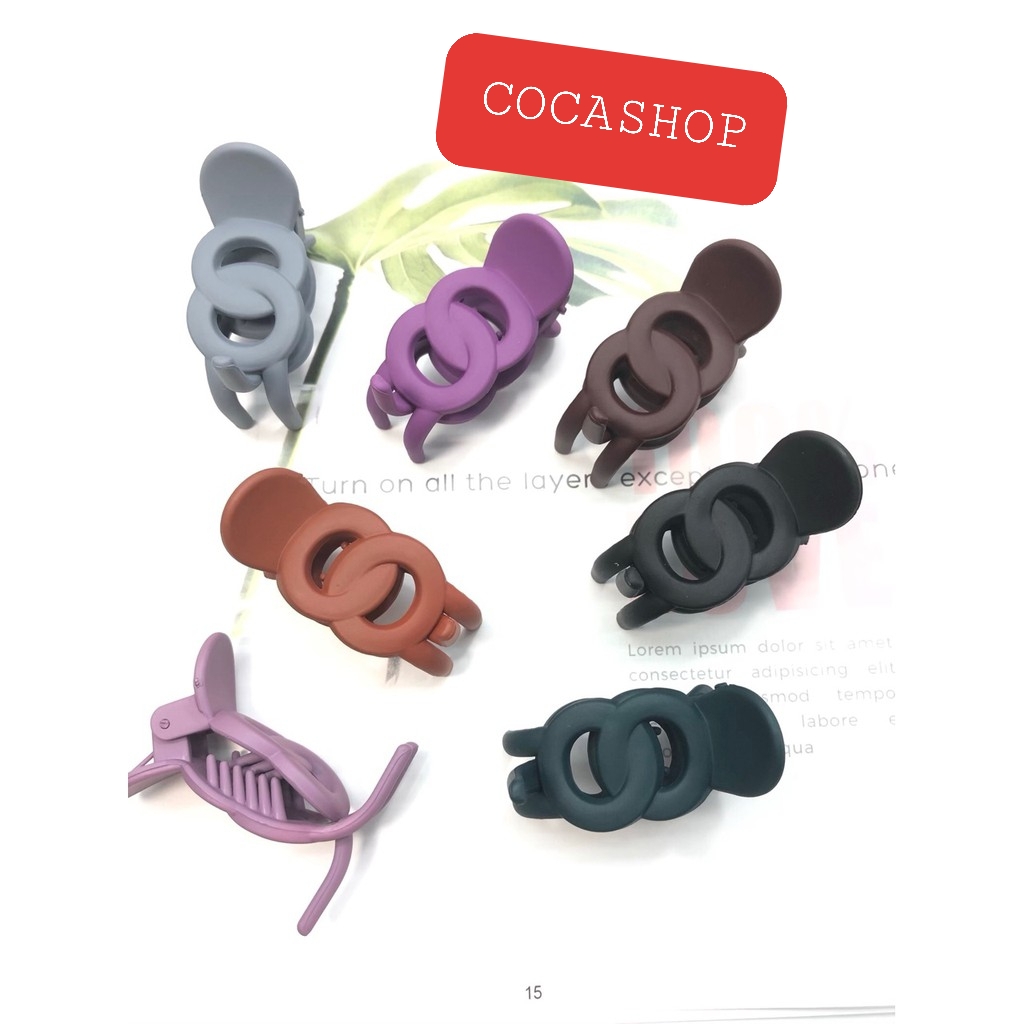 Set 2 cái gấp tóc nhám số 8 3 răng tiện lọi cho bạn gái ngày hè