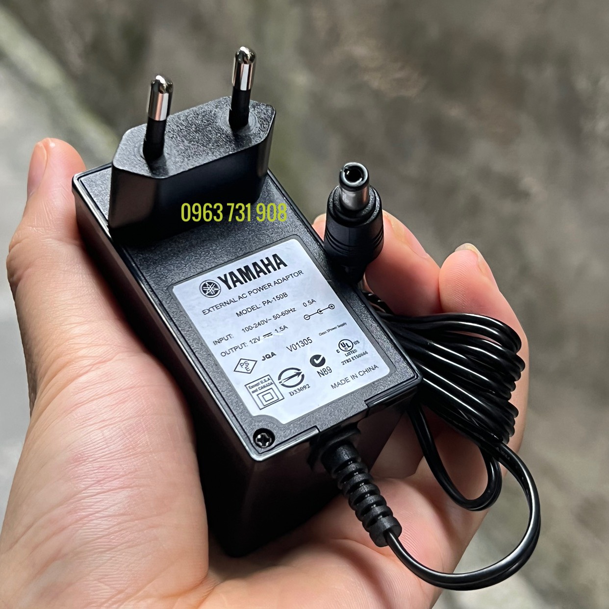 Dây nguồn đàn yamaha 12V chính hãng