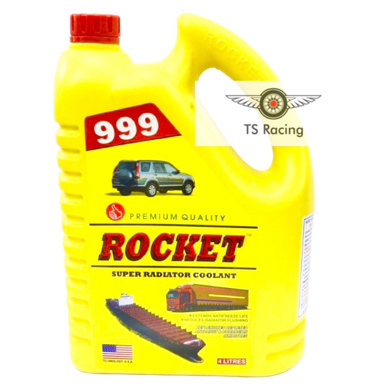Nước làm mát máy ô tô xe hơi rocket 999 4l