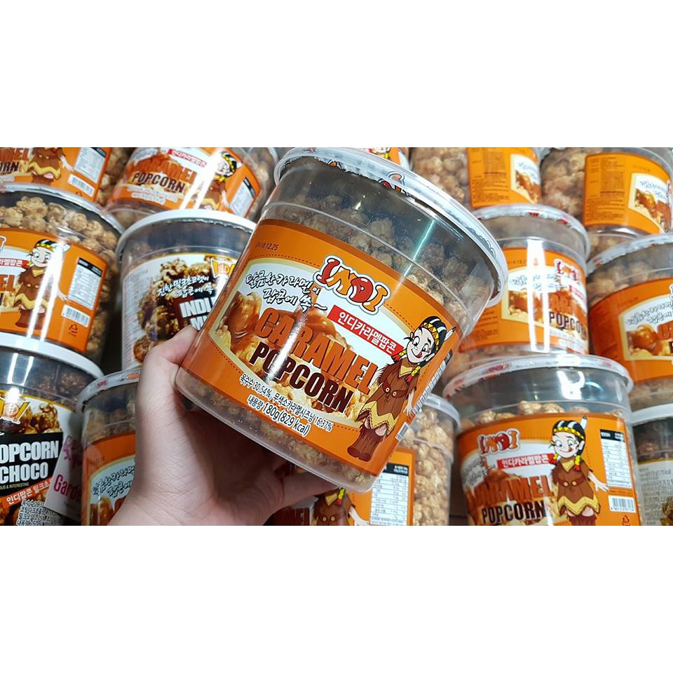 Bắp Nổ Hàn Quốc Caramel Popcorn Hộp 180 Gram