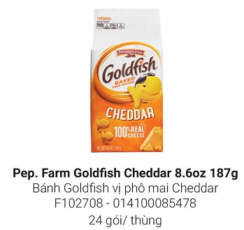 BÁNH QUY CHESSMEN PEPPERIDGE FARM 206G