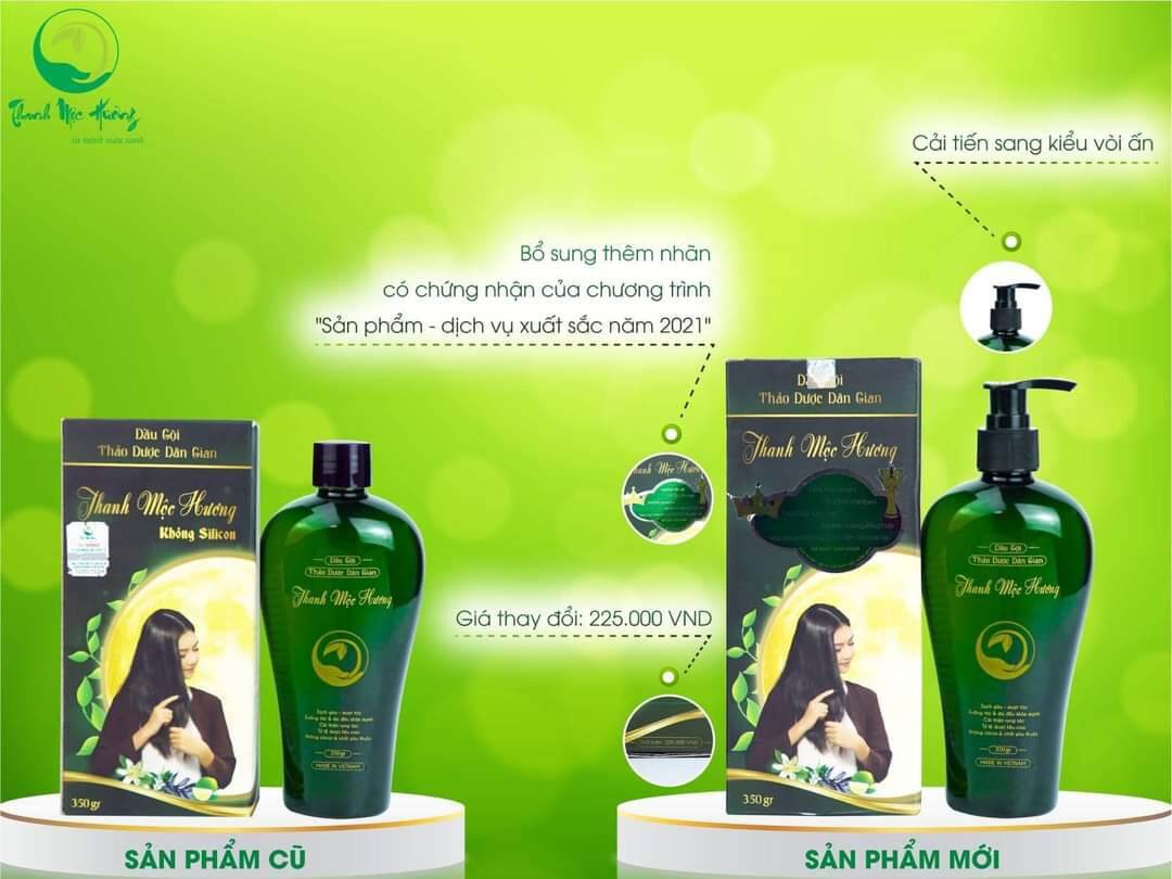 Combo Dầu Gội Dầu Xả Thanh Mộc Hương