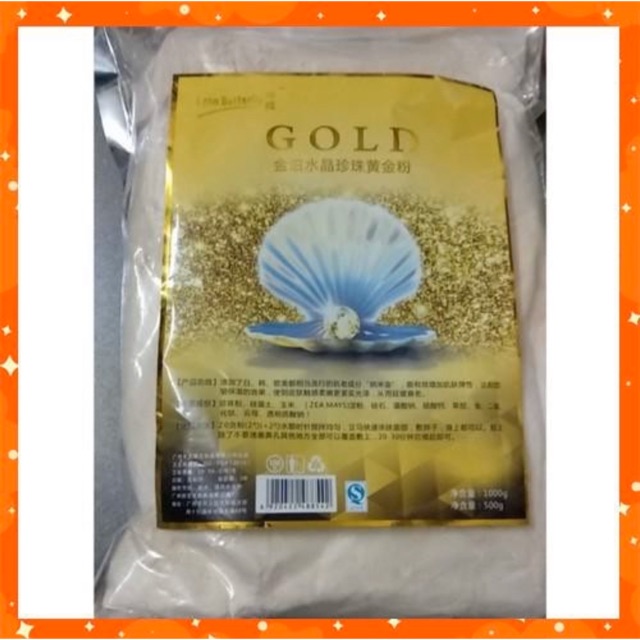 Bột mặt nạ dẻo vàng ngọc trai collagen 24k
