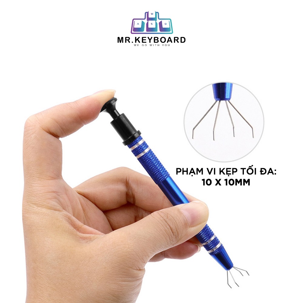 Nhíp 4 chân stem picker, gắp stem switch hỗ trợ lube switch