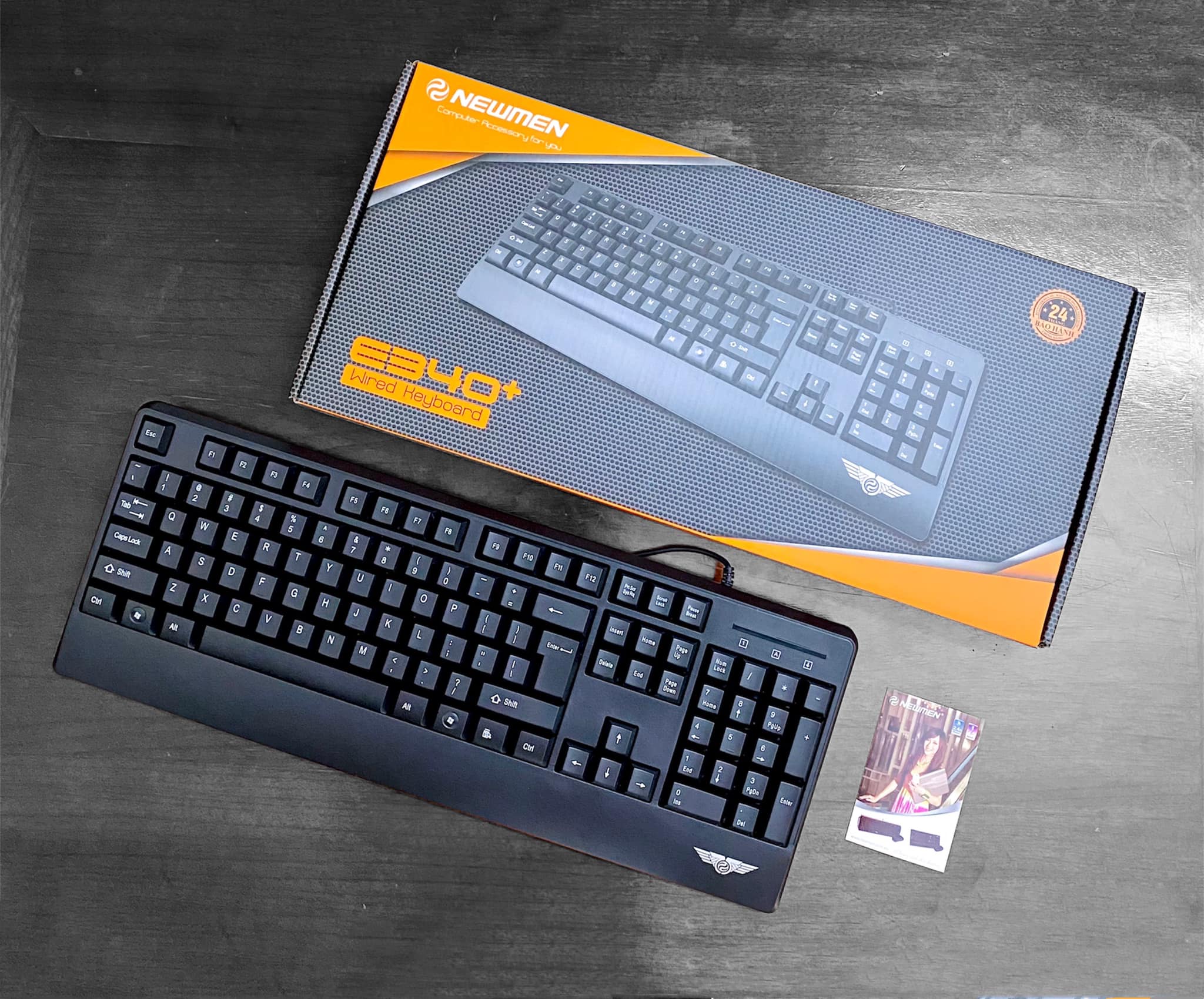 Bàn phím có dây Newmen E340 , USB Port - [Hàng chính hãng]