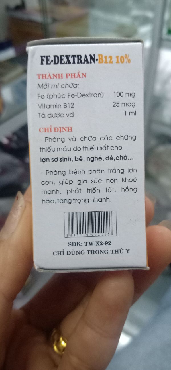 Bổ Sung Sắt-B12 Cho Chó 20Ml - 224