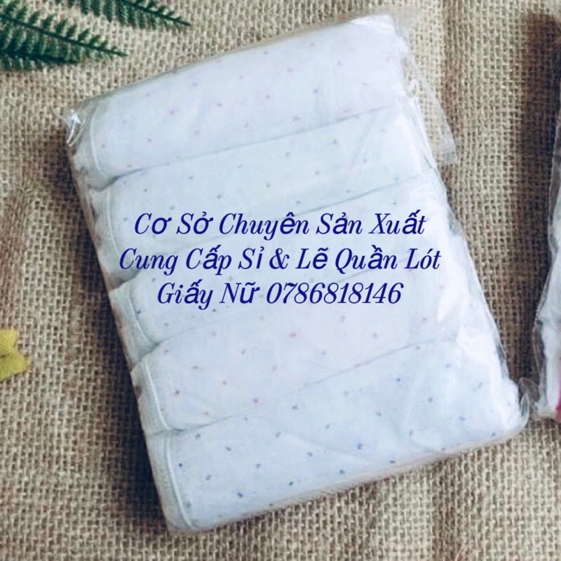 Quần Lót Giấy sử dụng 1 lần 1 gói 5 chiếc (MSP: Liền Đùi Chỉ - 1lớp đáy)