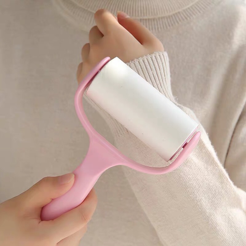 Cây Lăn Bụi quần áo Đa Năng cây lấy đi những vết lông , bụi nhỏ + Tặng kèm 2 cuộn giấy lăn