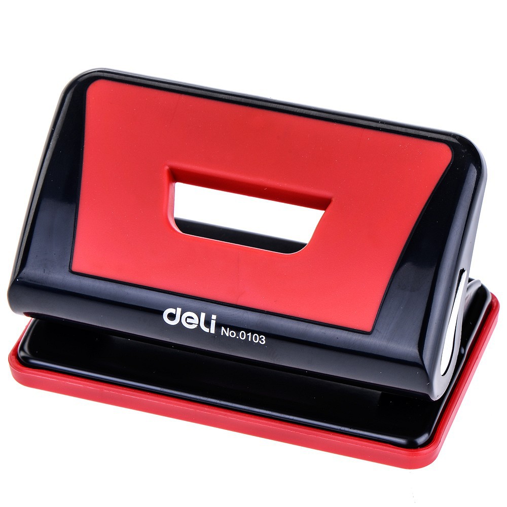 Máy bấm lỗ DELI 0103,bấm được 10 tờ