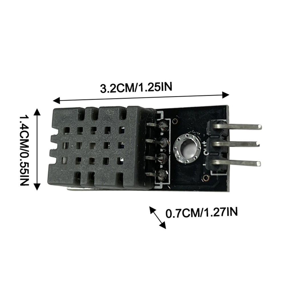 Voktta Dht11 Mô-đun cảm biến độ ẩm nhiệt độ Kỹ Thuật Số Nhiệt Độ Độ Ẩm Cảm Biến 3.3V-5V Với Dây Cho Arduino Raspberry Pi 2 3