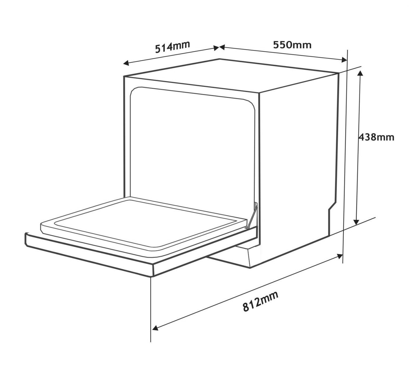 Máy rửa bát Arber ABMRB06 (GIẢM THÊM 800K TIỀN MẶT)