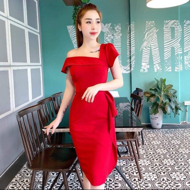 Đầm ôm body dự tiệc đẹp quyến rũ mẫu mới có mút ngực tt0320